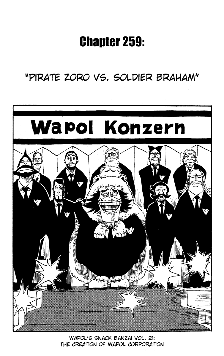 One Piece, Chapter 259 image 01